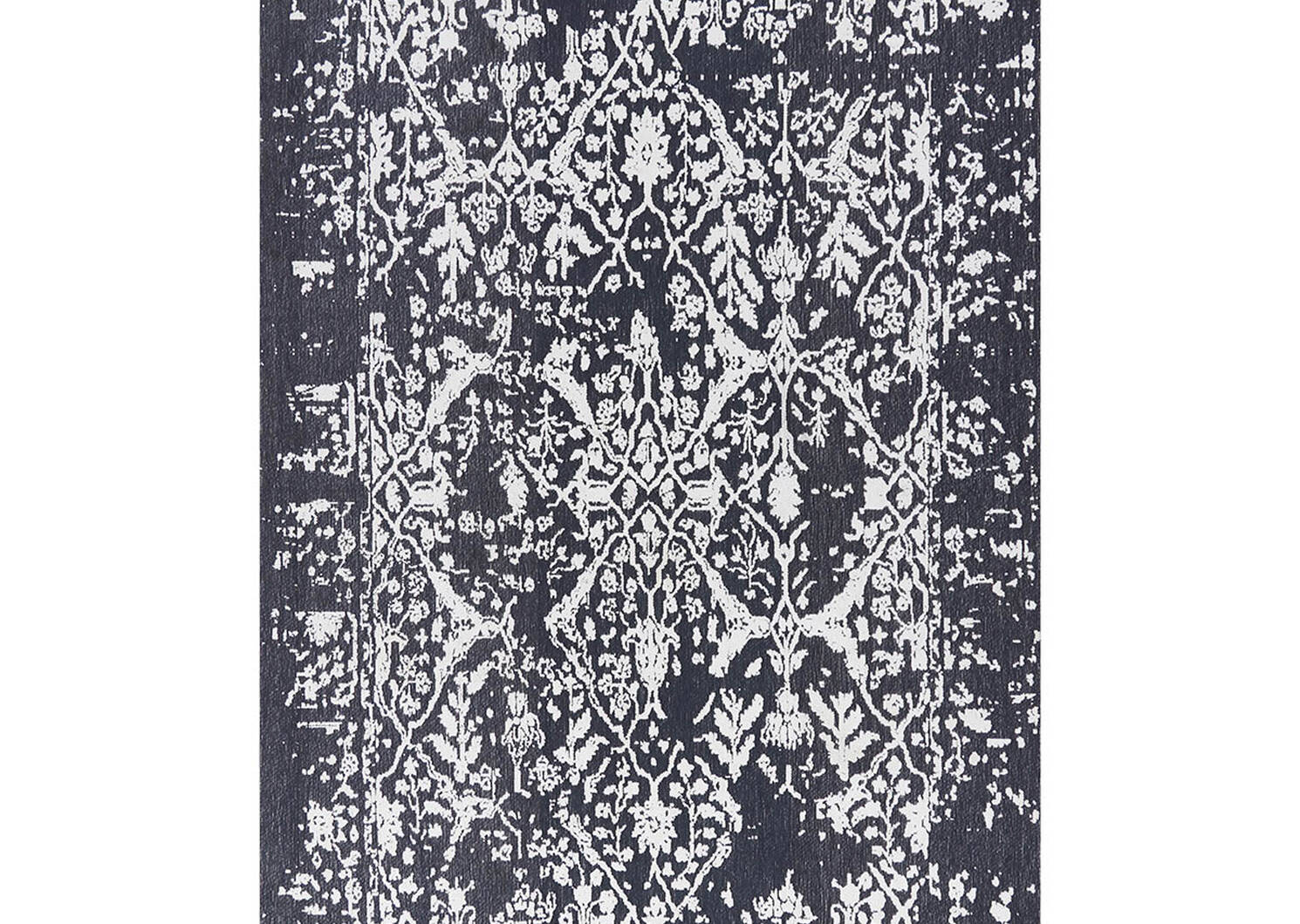 Fontana Rug 108x144 Dark Blue/Ivory