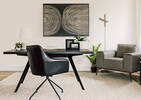 Salazar Swivel Dining Chair -Pierce Jet