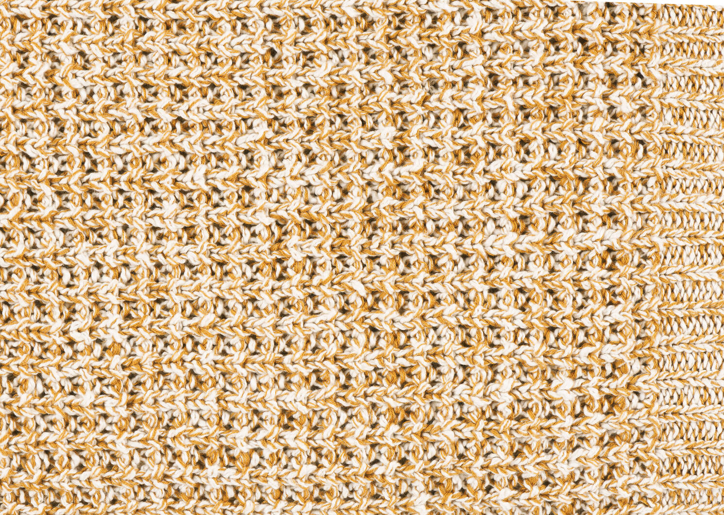 Kian Cotton Throw Marigold/Natural