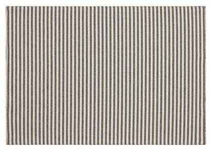 Beaumaris Stripe Placemat Charcoal/Nat