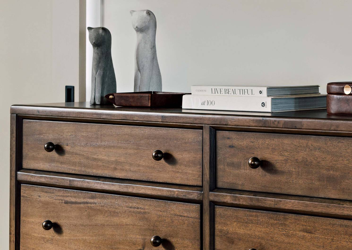 Tessa Round Tray Small Cognac