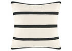 Kiva Outdoor Pillow 21x21 Ivory/Black