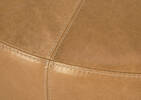 Archibald Leather Ottoman 36" -Adler Tan