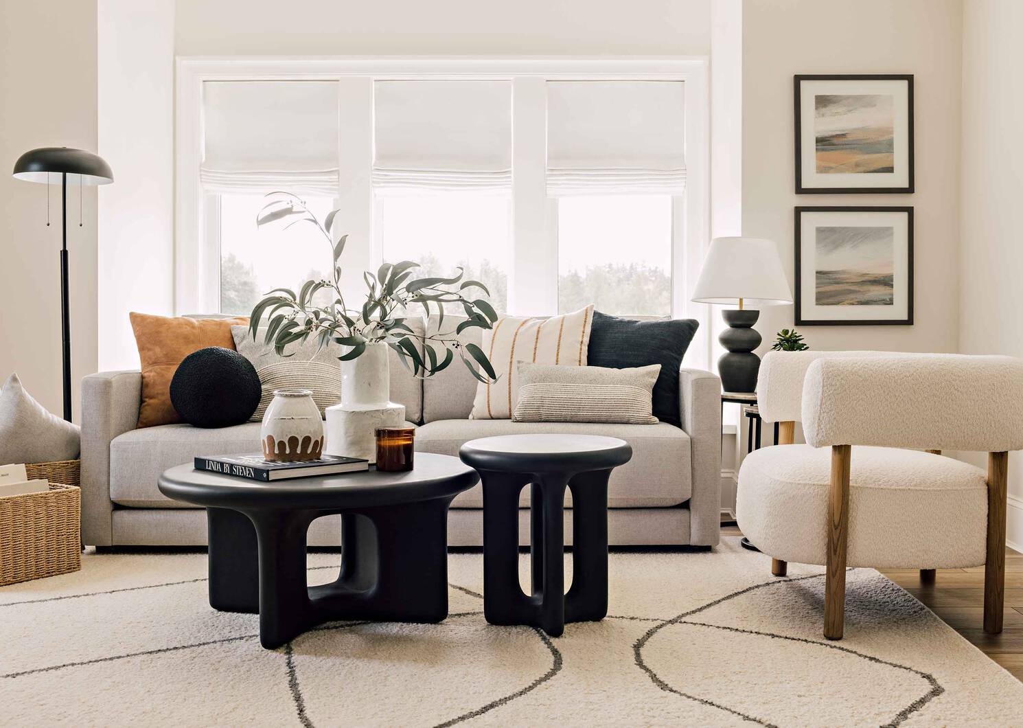 Adley Sofa -Eden Moonlight