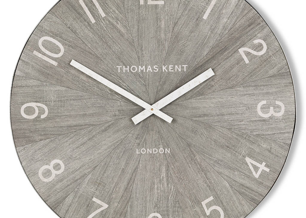 Mendel Wall Clock Medium Grey