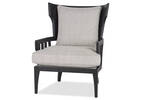 Fauteuil Tisdale Noir -Halo cailloux