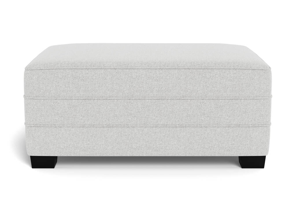 Azure Custom Ottoman 40x26"