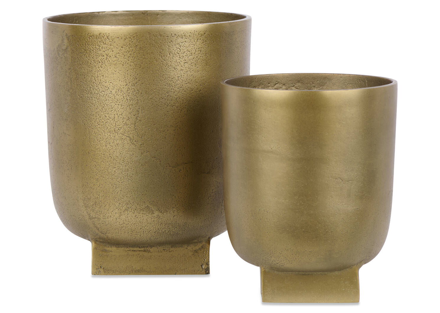 Maila Planter Small Antique Brass