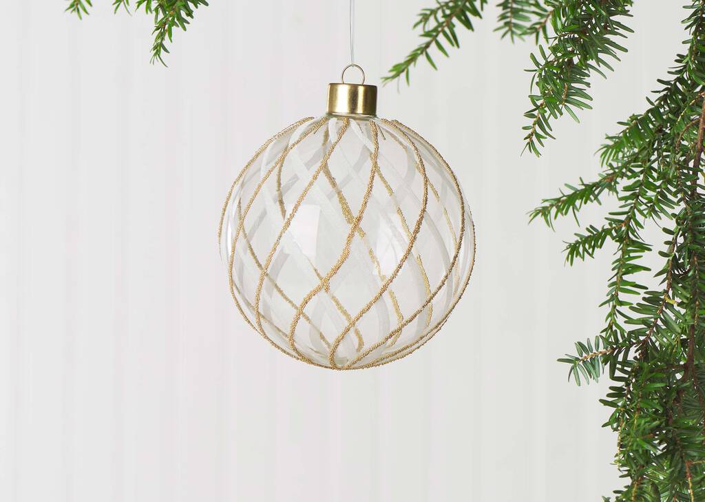 Dias Ball Orn White/Gold