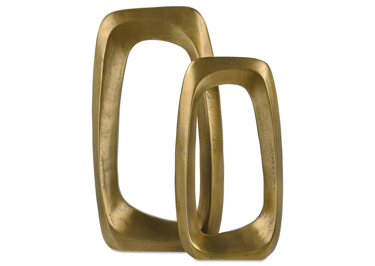 Sarra Sculpture Small Antiqued Brass