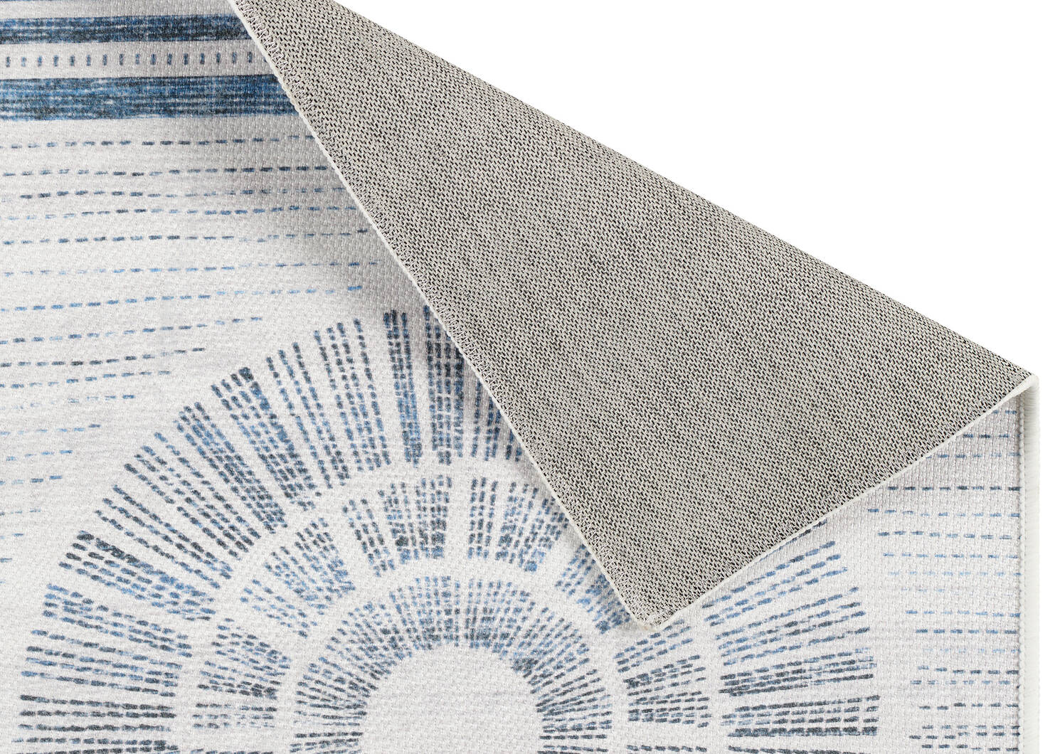 Soleil Outdoor Rugs - Blue/Grey