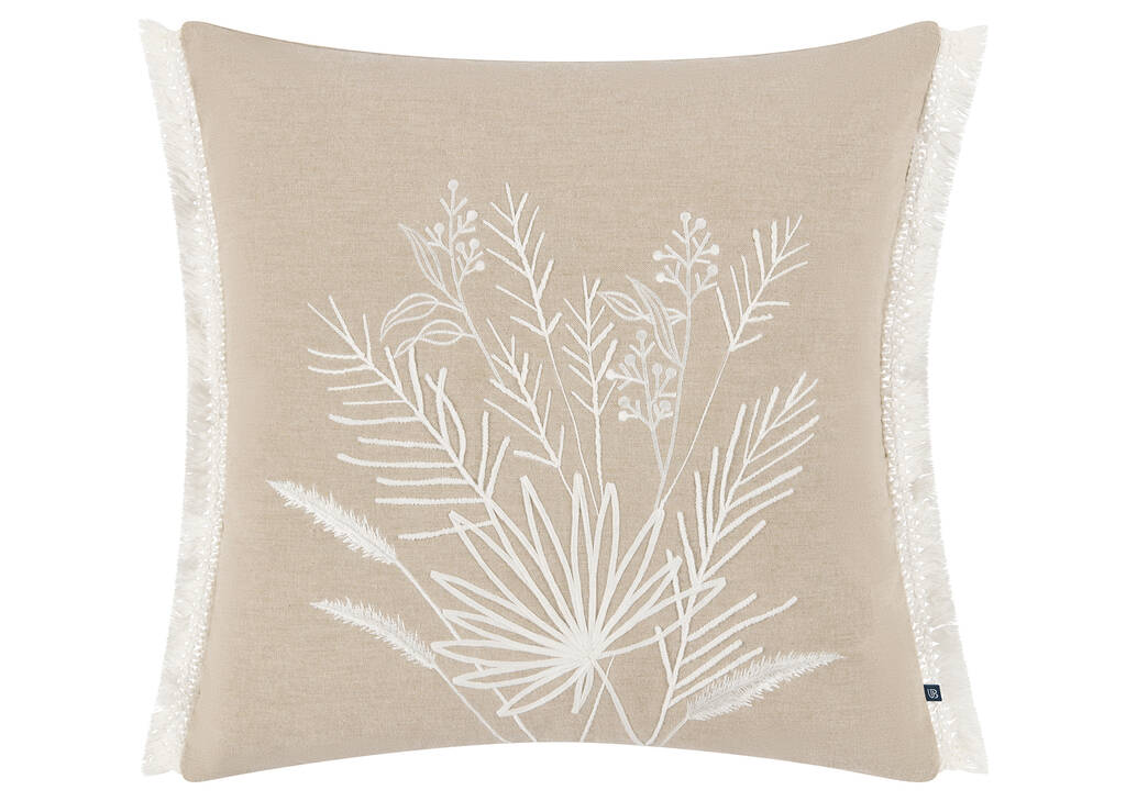 Coussin Rena 20x20 sable/ivoire