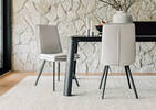 Spence Leather Dining Chair -Rory Dove