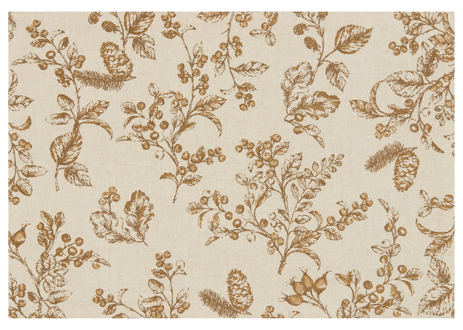 Acorn Placemat Natural/Fawn