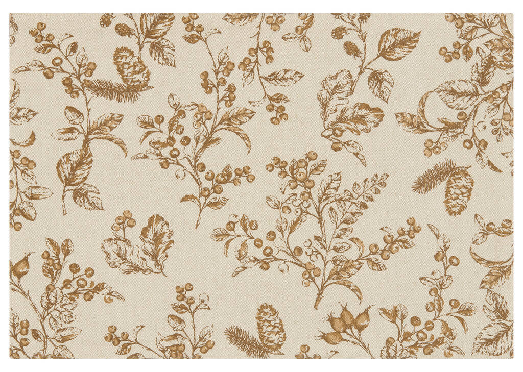 Acorn Placemat Natural/Fawn