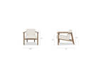 Tacona Armchair -Amalie Ivory