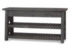 Ironside 2 Drawer Console Table -Smoke