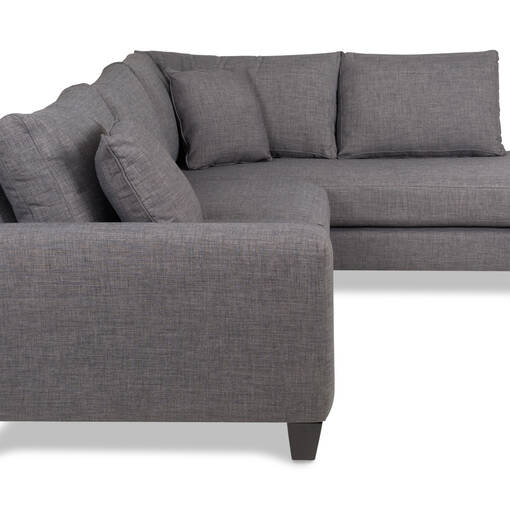 Bronx Sectional Tony Charcoal
