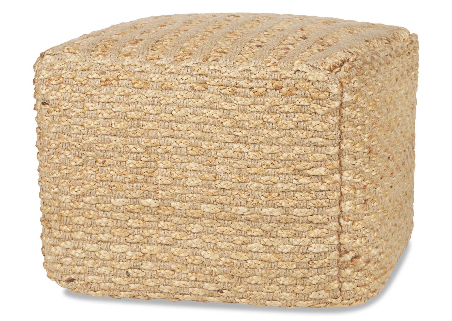 Sargent Jute Pouf Natural