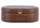 Tessa Storage Box Oval Large Cognac