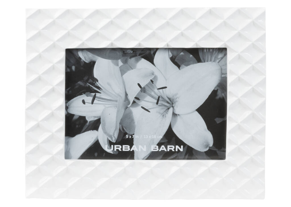 Cadre Kiara 5x7 blanc