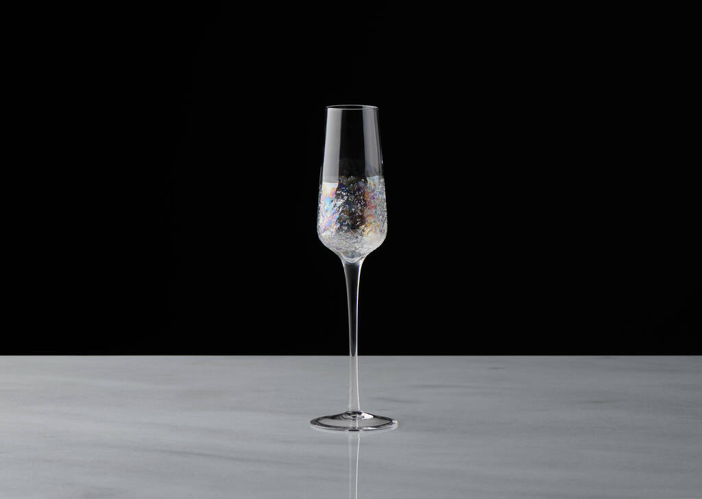 Bliss Champagne Flute Iridescent