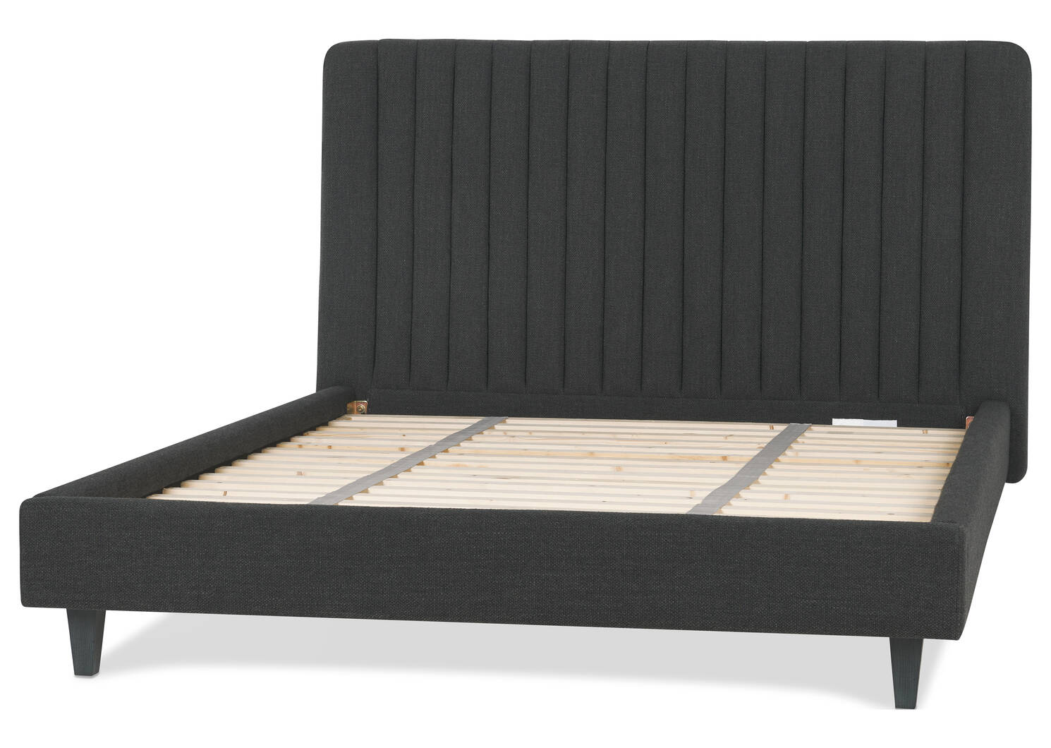 Abbott Bed -Easton Charcoal, QUEEN