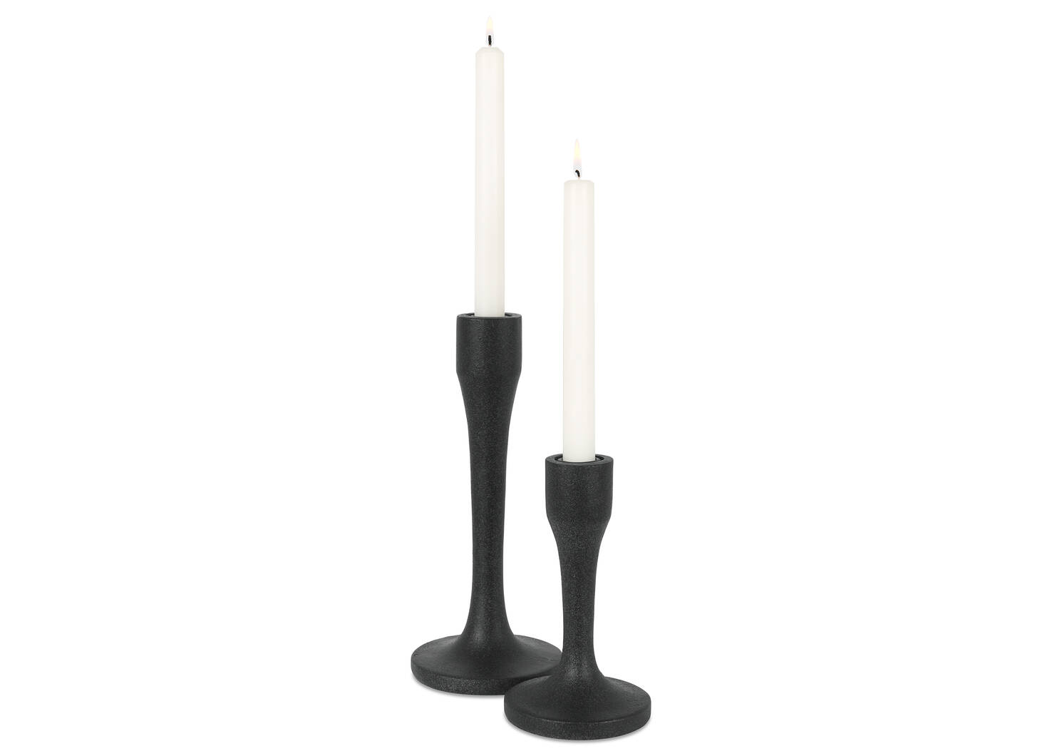 Baffin Candle Holder Short Black