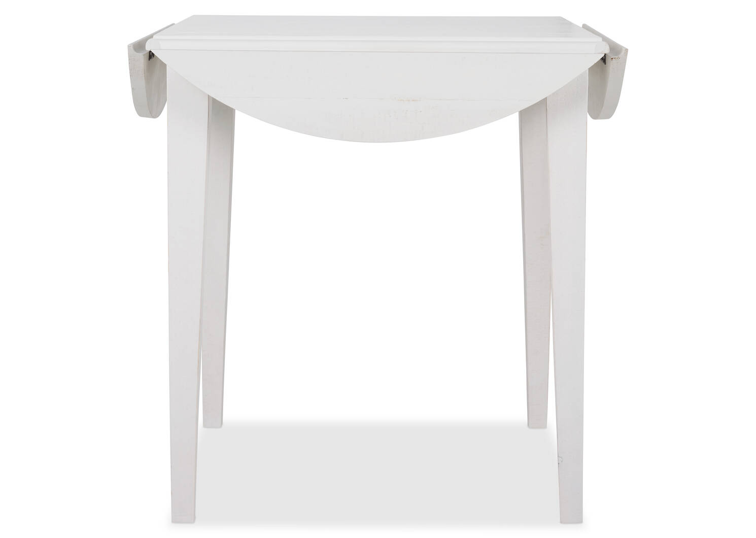 Febe Drop Leaf Dining Table -Heron White