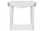 Febe Drop Leaf Dining Table -Heron White