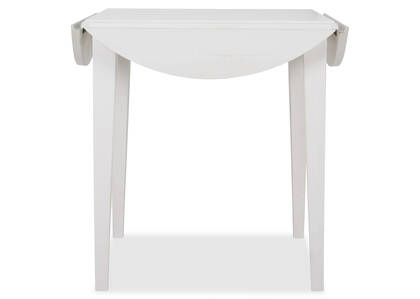 Febe Drop Leaf Dining Table -Heron White