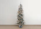 Sapin enneigé pré-illuminé Flurry 7 pi