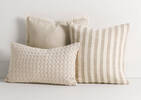 Marsha Linen Pillow 20x20 Sand