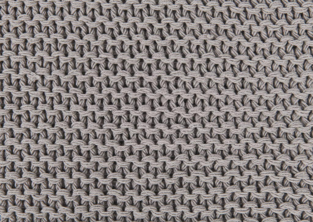 Jeté en coton Pederson gris pâle