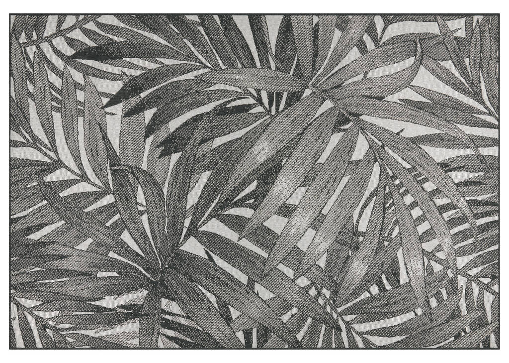 Makaha Outdoor Rug 79x115 Black/Grey