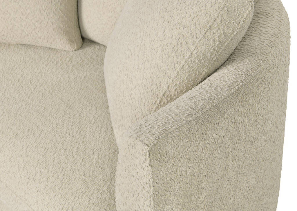 Ensemble fauteuil et repose-pieds Alma -Cali taupe