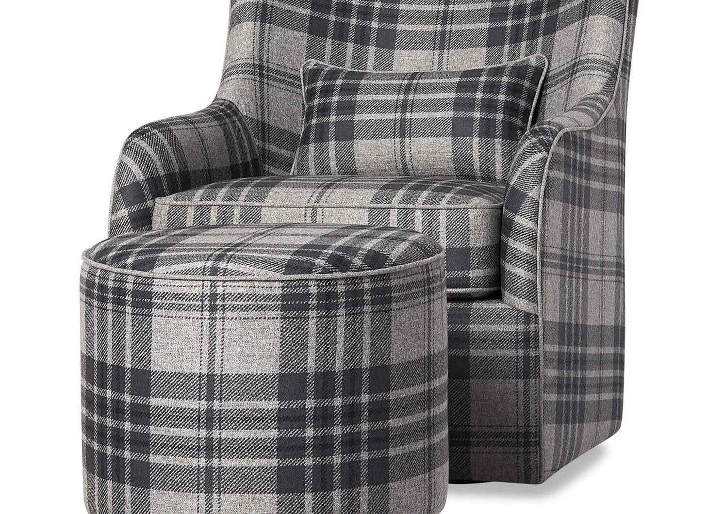 Coventry Ottoman -Marta Charcoal