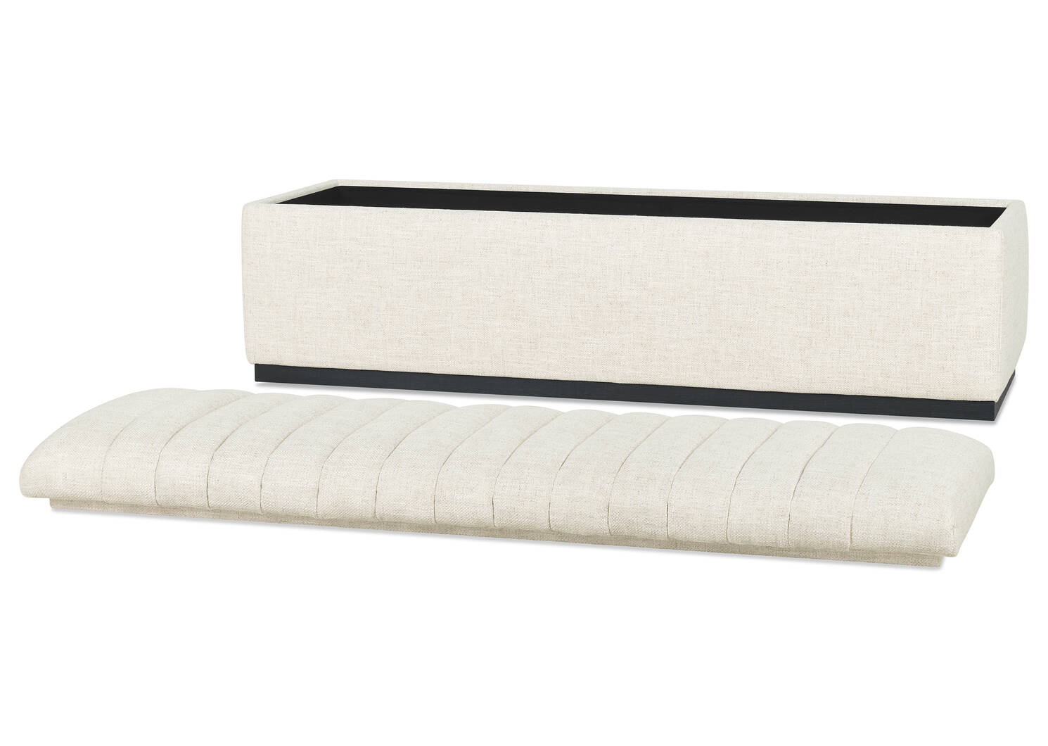 Banc avec rangement Oliver -Levie sable