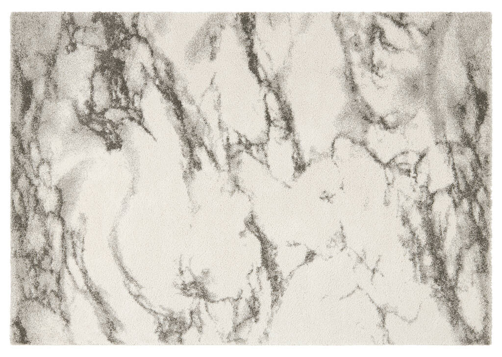 Tapis Carrara 94x130 ivoire/gris