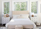 Spencer Bed -Polo Grey, QUEEN