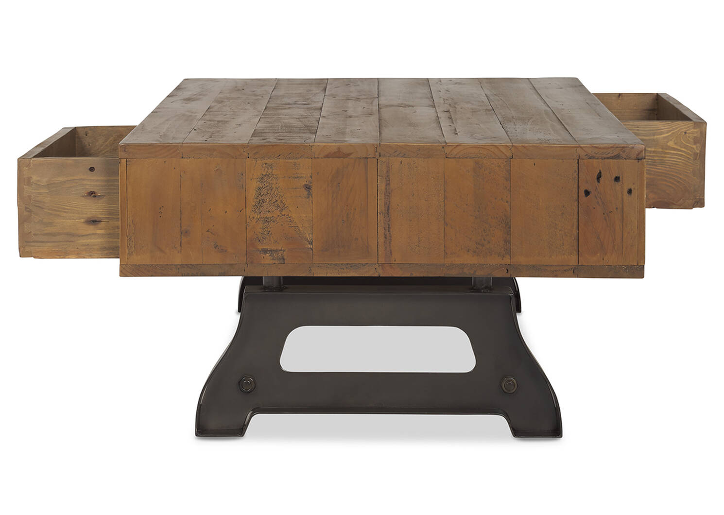 Table basse Stapleton -Whisky brun