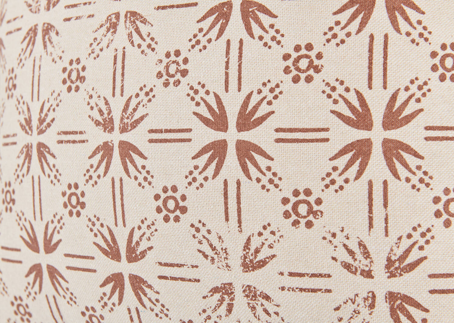Elvio Pillow 20x20 Natural/Terracotta