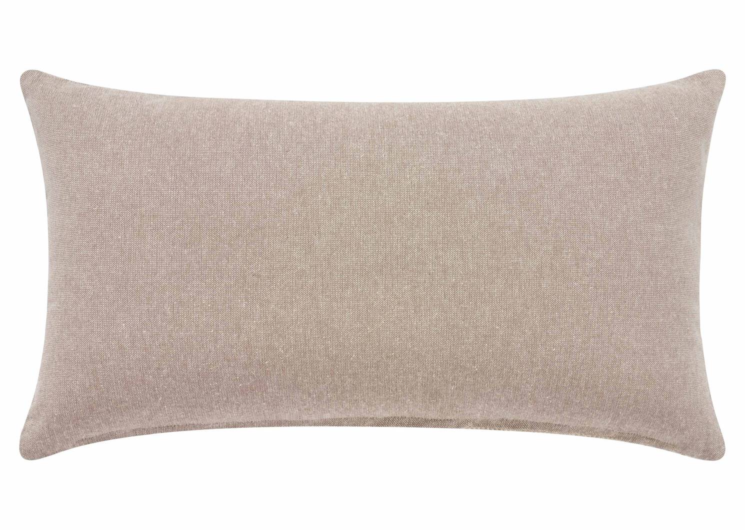 Coussin Francesca 12x22 corail/ivoire/bl