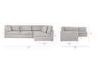 Antonio Sectional -Gilligan Dove, RCF