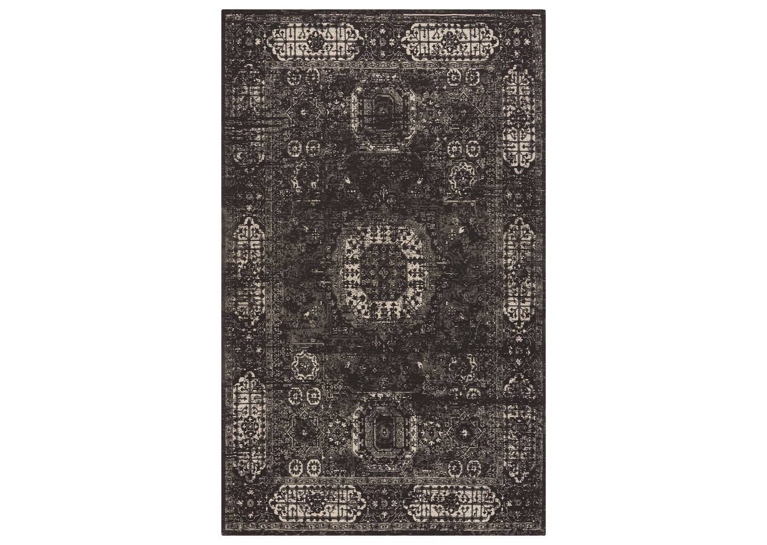 Azusa Rug - Black/Grey/Sand