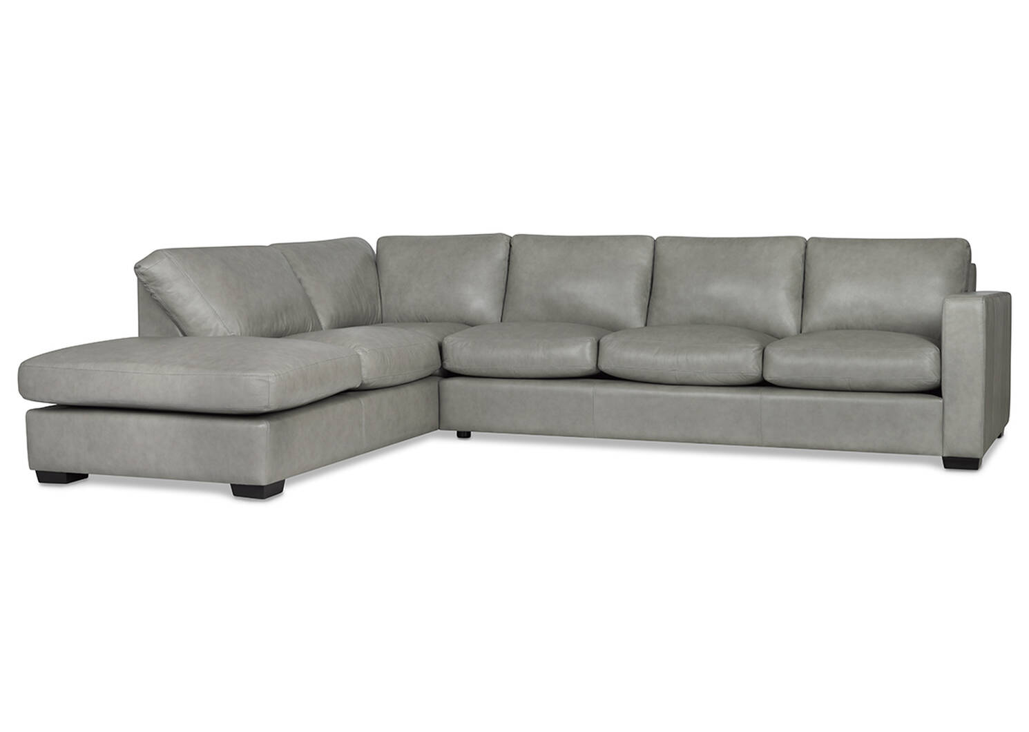 Brewer Custom Leather Sectional