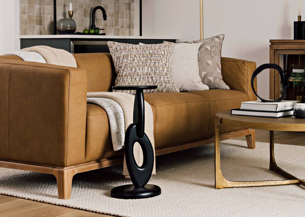 Novia Geometric Pillow 20x20 Iv/Brown