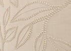 Coussin brodé Lyra 20x20 ivoire