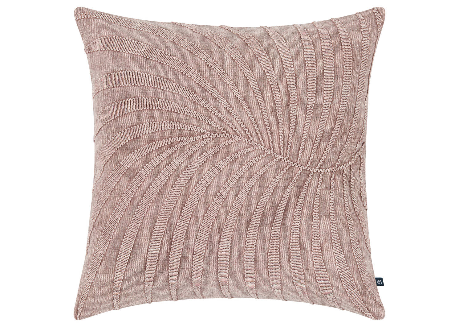 Bellamy Cotton Pillow 20x20 Pink Dust