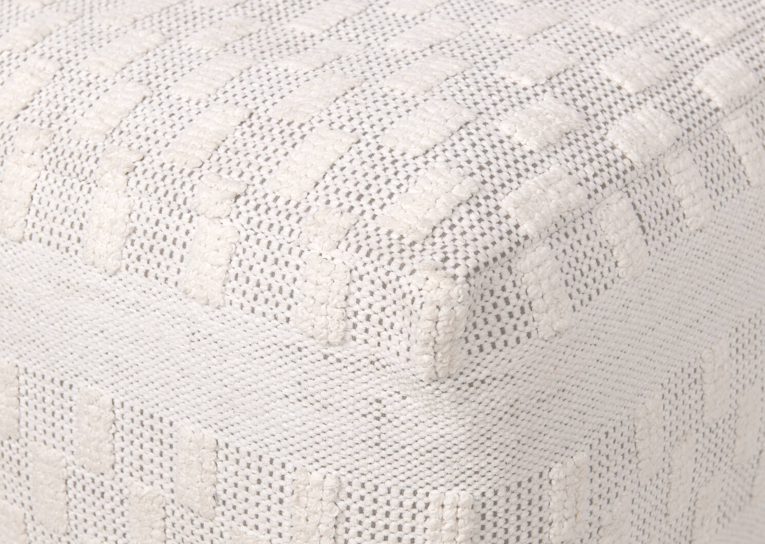 Adrian Pouf Natural/Grey
